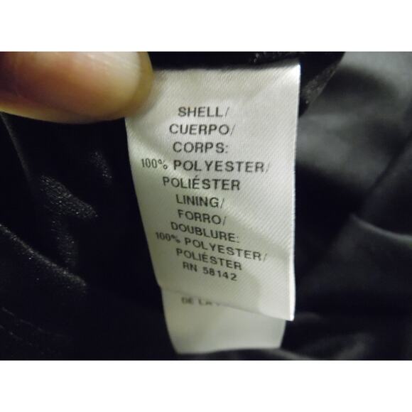 Adrianna Papell Sweater 2XL Black Pointelle Stitch scallop-cuffed bell‎ sleeve - Picture 8 of 11